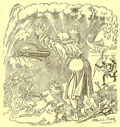 Illustration von Alfred Le Pete in Gros-Jean et son cure von Alfred Le Petit