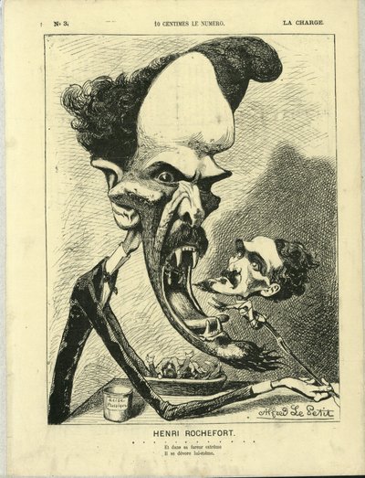 Illustration von Alfred Le Pete in La Charge (1870), Nr. 3 von Alfred Le Petit