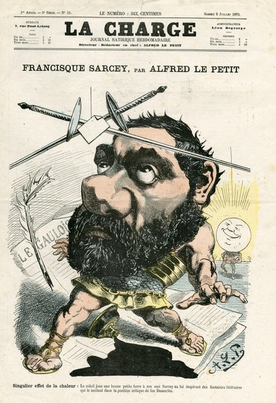 La Charge (1870), Nummer 12, Satirisch in Farben von Alfred Le Petit