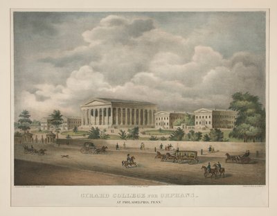 Girard College für Waisen - in Philadelphia, Pennsylvania von Alfred M. Hoffy