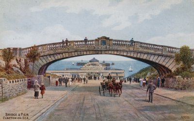 Brücke und Pier, Clacton-on-Sea von Alfred Robert Quinton