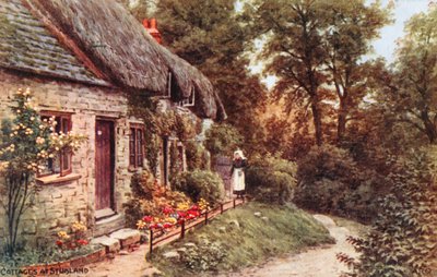 Häuser in Studland von Alfred Robert Quinton