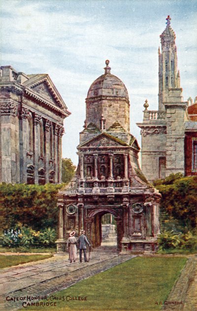 Gate of Honour, Caius College, Cambridge von Alfred Robert Quinton