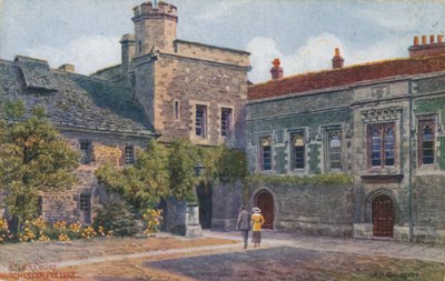 Äußerer Hof, Winchester College von Alfred Robert Quinton