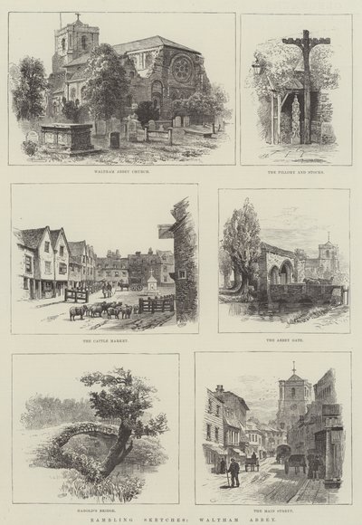 Streifskizzen, Waltham Abbey von Alfred Robert Quinton