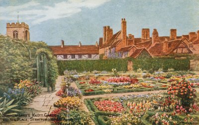 Shakespeares Knott-Garten und New Place, Stratford-upon-Avon von Alfred Robert Quinton