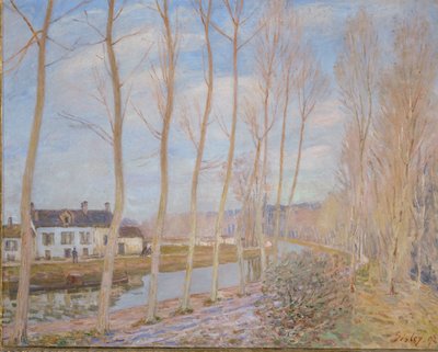 Der Kanal von Loing von Alfred Sisley