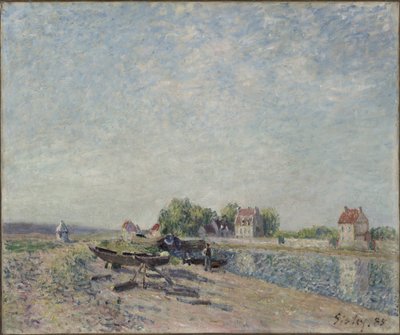 Saint-Mammès, Loing-Kanal von Alfred Sisley