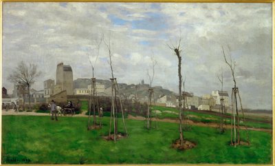 Blick auf Montmartre von Alfred Sisley