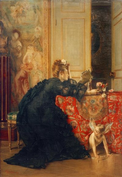 Die Witwe oder Der letzte Tag der Witwenschaft von Alfred Emile Stevens