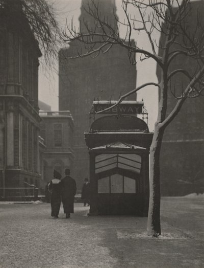 Am Rathaus, New York von Alfred Stieglitz