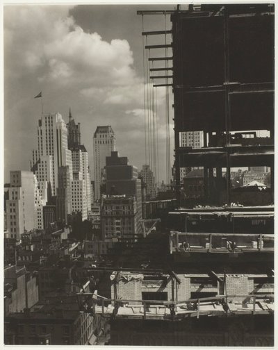 Von meinem Fenster bei An American Place, Norden von Alfred Stieglitz