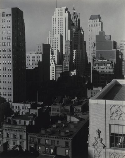 New York von An American Place aus von Alfred Stieglitz