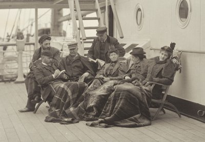 Sime Herrmann, Herr und Frau Mann, Dr. Brown, Herr McGibbon, Fräulein Linthicum und Emmy—An Bord der Bourgogne 5.–14. Mai 1896 von Alfred Stieglitz