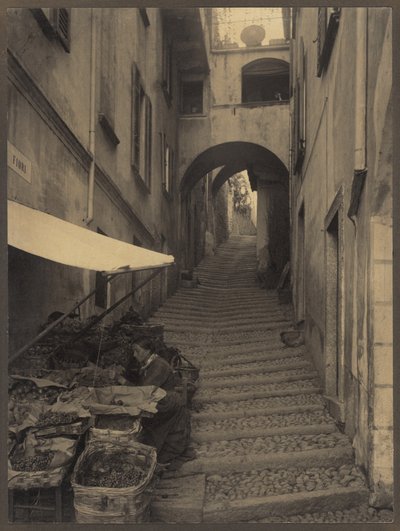 Via Fiori, Bellagio von Alfred Stieglitz