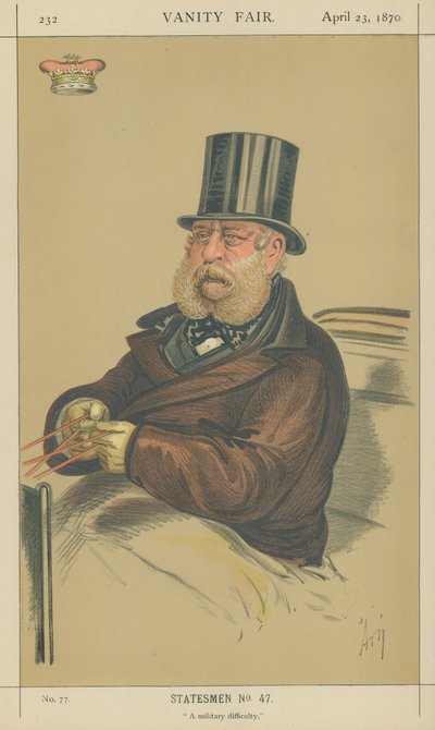 HRH Der Herzog von Cambridge (Farblithografie) von Alfred Thompson