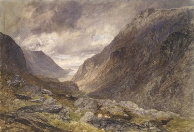 Pass von Llanberis, ca. 1853 von Alfred William Hunt
