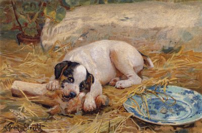 Je näher der Knochen, desto süßer das Fleisch von Alfred William Strutt