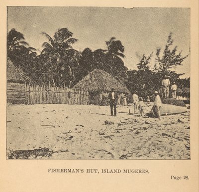 Fischerhütte, Insel Mugeres von Alice Dixon Le Plongeon