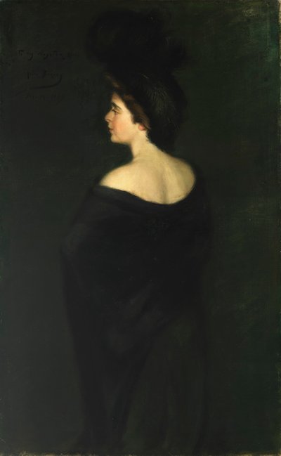 Laura in Schwarz von Alice Pike Barney