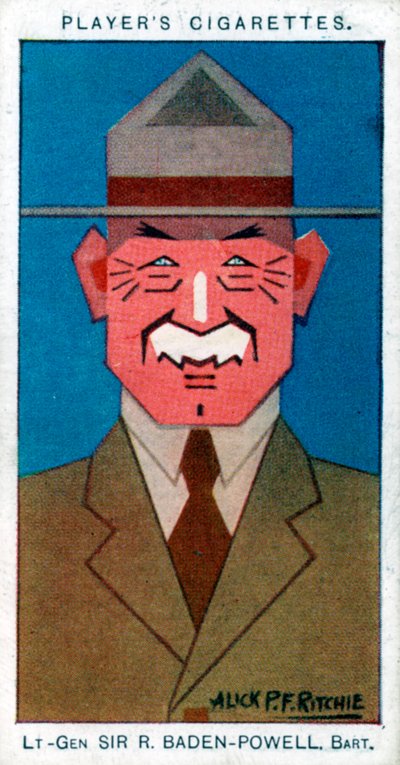 Robert Baden-Powell, 1. Baron Baden-Powell, 1926 von Alick P. F. Ritchie