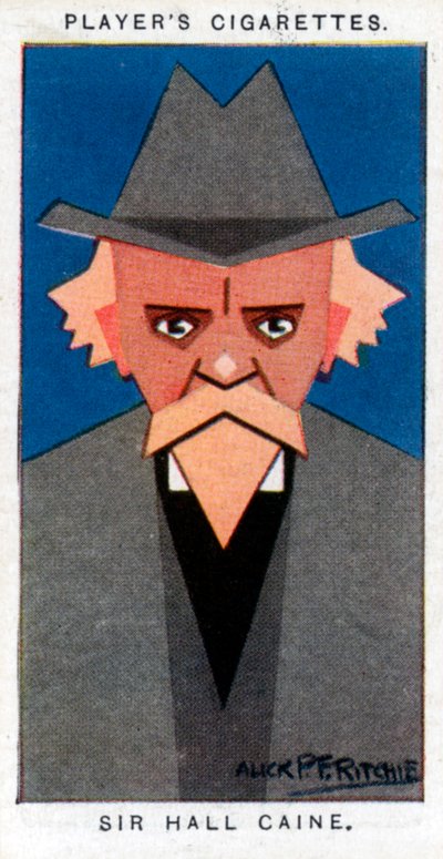 Sir Hall Caine, britischer Romanautor, 1926 von Alick P. F. Ritchie