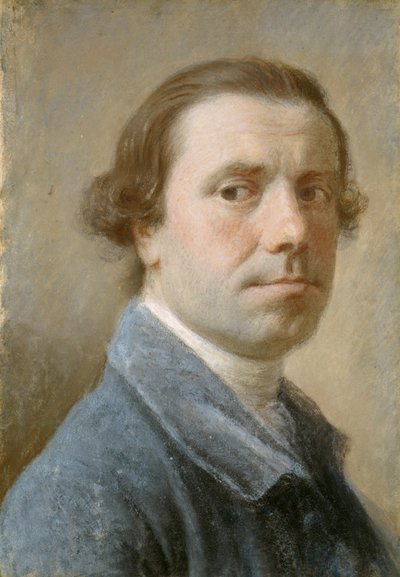 Allan Ramsay, 1713 - 1784. Künstler (Selbstporträt) von Allan Ramsay