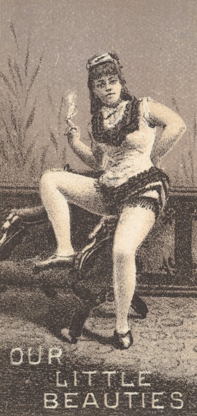 Aus der Schauspielerinnen-Serie N57 zur Förderung von Our Little Beauties Zigaretten für Allen & Ginte von Allen and Ginter