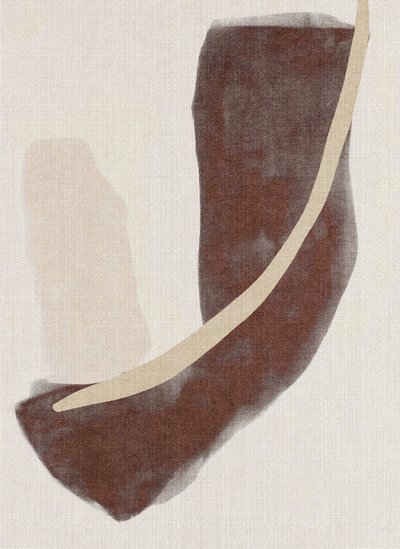 Abstrakte erdige Formen von Alma