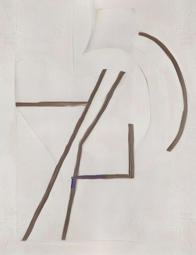 Abstrakte geometrische Komposition von Alma