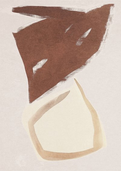 Erdige abstrakte Formen von Alma