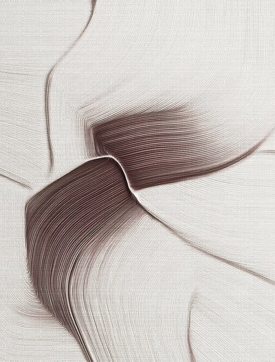 Fließende Braune Linien von Alma