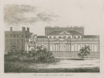 Die Westseite des Cavendish Square, London von Alois Schonn