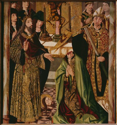 Die Enthauptung des heiligen Thomas in Indien von Alonso de Sedano