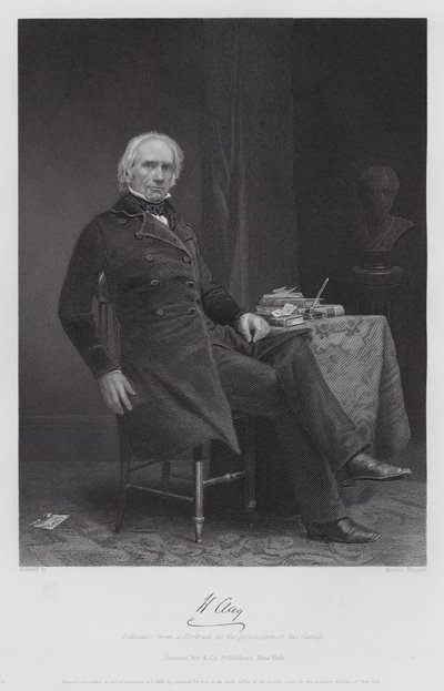 Henry Clay (Gravur) von Alonzo (after) Chappel