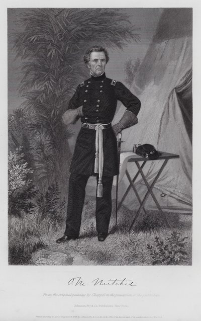 Ormsby Mcknight Mitchel (Gravur) von Alonzo (after) Chappel