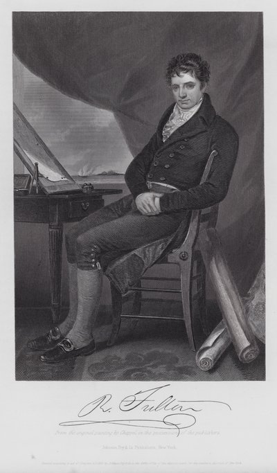 Robert Fulton (Gravur) von Alonzo (after) Chappel