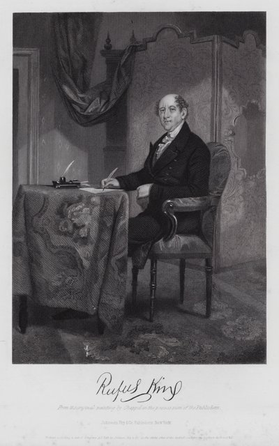 Rufus King (Stich) von Alonzo (after) Chappel