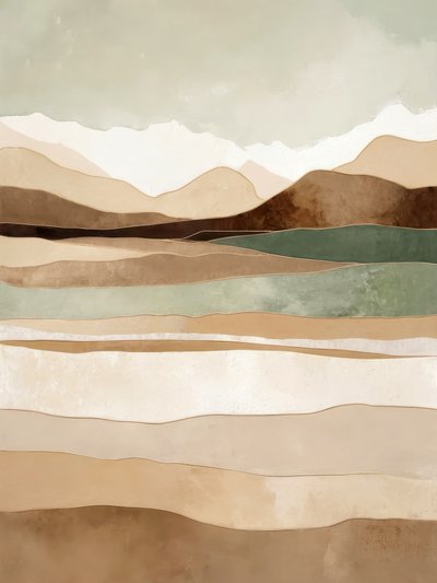 Abstrakte erdige Landschaft von Alpenglow Workshop