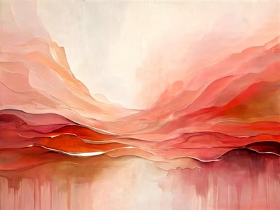 Warme Abstrakte Landschaft von Alpenglow Workshop