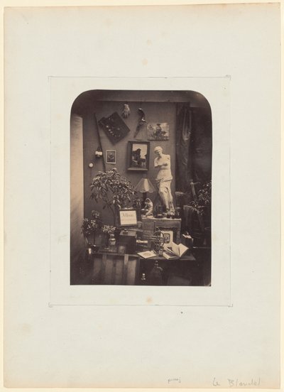 Atelierdekor, Stillleben von Alphonse Le Blondel