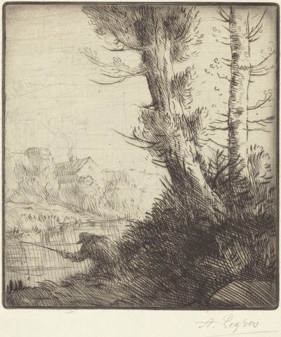 Ufer der Oise von Alphonse Legros