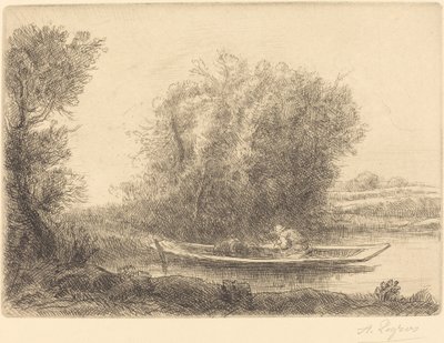 Biegung im Fluss von Alphonse Legros