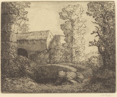 Brücke an der Mühle von Alphonse Legros