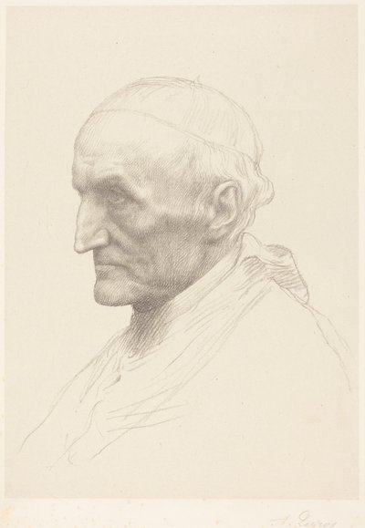 Kardinal Manning, 2. Platte von Alphonse Legros