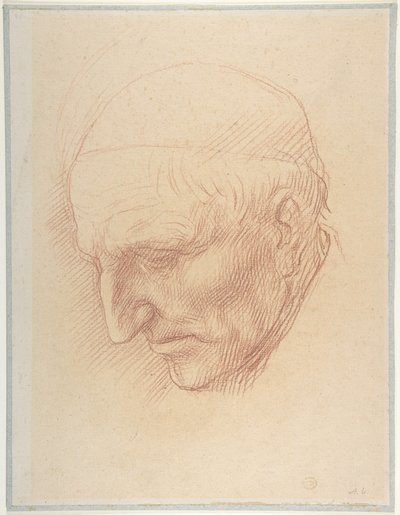 Kopf eines Kirchendieners von Alphonse Legros
