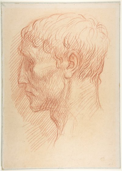 Kopf eines Steinbrucharbeiters von Alphonse Legros