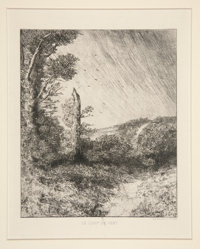Der Windstoß von Alphonse Legros