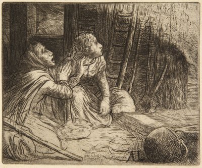 Opfer des Brandes von Alphonse Legros