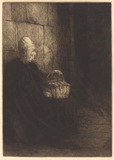 Bäuerin aus Boulogne von Alphonse Legros